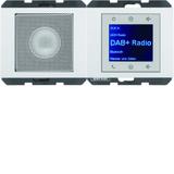 Berker K.1 Radio Touch podtynkowe DAB+ z głośnikiem biały połysk 29807009 HAGER