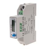 Licznik energii elektrycznej - jednofazowy RS-485 LCD 100A rejestracja parametrów sieci U I F P Q AE+ RE+ LE-01MR F&F