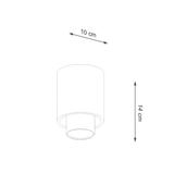 Sollux Plafon NESI czarny SL.0982