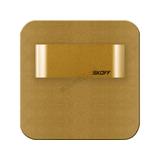 SALSA SHORT – M (mosiądz mat) / WW (ciepły biały)   [obud. Aluminium + lakier] [IP 66]