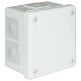 VP-43 Puszka natynkowa 98x98x65mm IP55 6-wl dł.gum. biała VP 043-01 61.149 OPATÓWEK