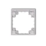 MINI SCHUKO Ramka pośrednia do gniazda bryzgoszczelnego z uziemieniem SCHUKO liliowy KARLIK