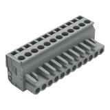 kątowy wtyk sprężynowy raster 5 mm 12-torowy /25szt./ WAGO