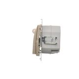 Simon 54 Oprawa oświetleniowa LED z czujnikiem ruchu 230 V AC 1.4 W białe ciepłe 3100 K złoty mat DOSC.01/44 KONTAKT