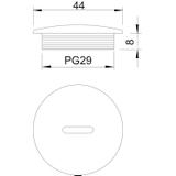 108, ZAŚLEPKA GWINTOW.PG29 TW.SZ