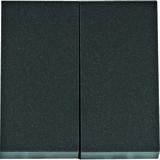 lumina Klawisze do łączników 2-klawiszowych, czarny