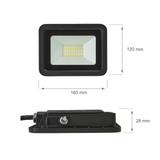 NOCTIS LUX 2 SMD 230V 30W IP65 CW black
