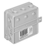 Puszka n/t CLICK IP54 12 przepustów kablowych 100x100x41mm szary OR-JB-13804/G ORNO