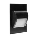 DRACO LED NEW 1,5W, oprawa schodowa podtynkowa, 12VDC, 30lm, 3000K, czarny, innowacyjny sposób monta AD-OS-6164L3/B ORNO