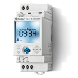 Zegar sterujący serii 12: 1P 16A 110…230V AC/DC 12.61.8.230.0000 /5szt./ FINDER