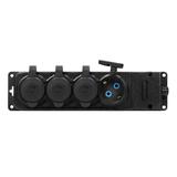 Rozgałęźnik bryzgoszczelny i odporny na uderzenia, IP44, 4 gniazda 2P+Z, 16A, 230V AC, gumowy, uniep OR-AE-13167(GS) ORNO