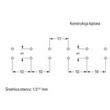 obudowa odciążająca przewody 6-torowa czarna