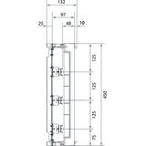 univers N Blok dla pól licznikowych dla zabudowy szer. z zac. PE/N 450x250mm UD31B4 HAGER