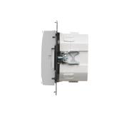 Simon 55 Termostat programowalny z wyświetlaczem Jasnoszary mat