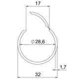 2953, OBO QUICK-PIPE M32 JSZ.RAL7035