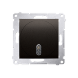 Simon 54 Dzwonek elektroniczny 8–12V brąz mat