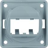 BERKER Integro Flow Płytka nośna do 2 modułów MINI-COM szary 945592507 HAGER