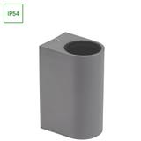 PARETE GU10 X2 DWUKIERUNKOWY KINKIET 250V IP54 150 x 73 x 95mm SZARY