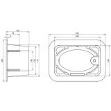 Studzienka probiercza UF bez zacisku, żeliwo, lakier czarny