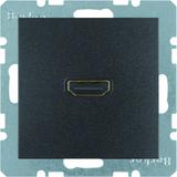 BERKER B.X Gniazdo HDMI z przyłączem 90st antracyt 3315431606 HAGER