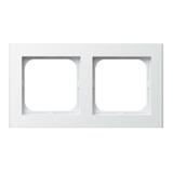 SONATA Ramka podwójna - kolor biały