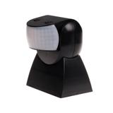Czujnik ruchu PIR czarny IP65 DR-04B F&F