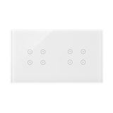 Simon 54 Touch Panel dotykowy S54 Touch 2 moduły 4 pola dotykowe + 4 pola dotykowe biała perła DSTR244/70 KONTAKT
