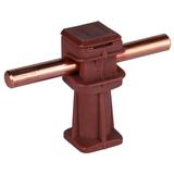 Wspornik DEHNsnap wys. 36 mm, M8, tworzywo, brązowy