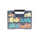 Zestaw złączek instalacyjnych HOUSE 123 sztuk. Wciskane: 30x 2-przew. 30x 3-przew. 25x 4-przew. 20x