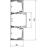 tehalit.BRN65 Podstawa 210mm, czarny