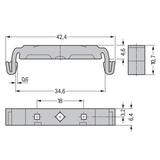 podstawka montażowa na szynę TS 35