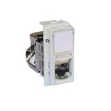 LIVING NOW - GNIAZDO RJ45 - STP - KAT.6 - 1 MODUŁ - BIEL, Bticino