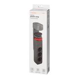 Przedłużacz biurkowy 3-krotny 2P+Z, 1,5M H05VV-F 3x1,5mm2, 2xUSB+1 typu C