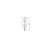 Lampa LED Vintage 1906 LED NEST dim 33 4,8W/822 E27