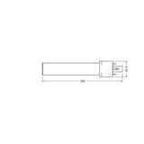 DULUX S LED FR 9 CCG, AC mains 4,5W 830 G23 TRZONKI SPECJALNE LEDVANCE