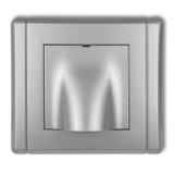 FLEXI Wypust kablowy srebrny metalik