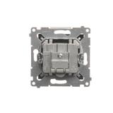 Simon 54 Gniazdo antenowe R-TV zakończeniowe do gniazd przelotowych czarny DAZ.01/49 KONTAKT
