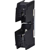 PKI 00 2M6-2M6 1p S - Podstawa bezpiecznikowa z osłonami zacisków