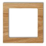 DECO Ramka uniwersalna pojedyncza - drewno (dąb)