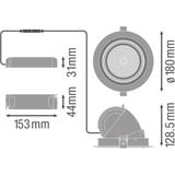Oprawa SPOT VARIO DN170 35W 4000K 24DEG WT