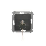 Simon 54 Łącznik na kluczyk chwilowy – przycisk 2 pozycyjny „0-I” styk N/O 5 A 250. Możliwość wyjęci