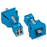 WINSTA MINI wtyk 2-torowy niebieski kodowanie I