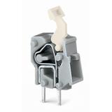 złączka do płytek drukowanych jasnoszara raster 5/5,08 mm