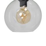 Milagro plafon Sofia Clear E27 czarny MLP6573