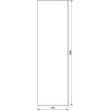 univers Drzwi lewe pełne IP54 1900x550mm FZ211D HAGER