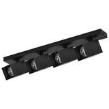 KUBAR SP 4, oprawa ścienno-sufitowa, GU10 max. 4x35W, IP20, czarna