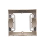 Simon 54 Premium Puszka natynkowa 1-krotna do ramek PREMIUM. Głębokość 35mm złoty mat