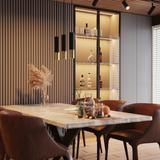 Sollux Lampa wisząca LOOPEZ 3L czarny/złoty SL.0954