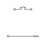 złączka dwupiętrowa L/rozłączalna 2,5 mm2 niebieska/szara