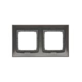 Simon 54 Premium Ramka 2-krotna PREMIUM IP20 / IP44 antracyt DR2/48 KONTAKT